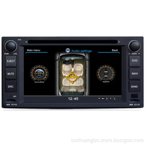 Ouchuangbo S100 6.2 inch HD touchscreen special Toyota Corolla 2004-2011 car entertainment system